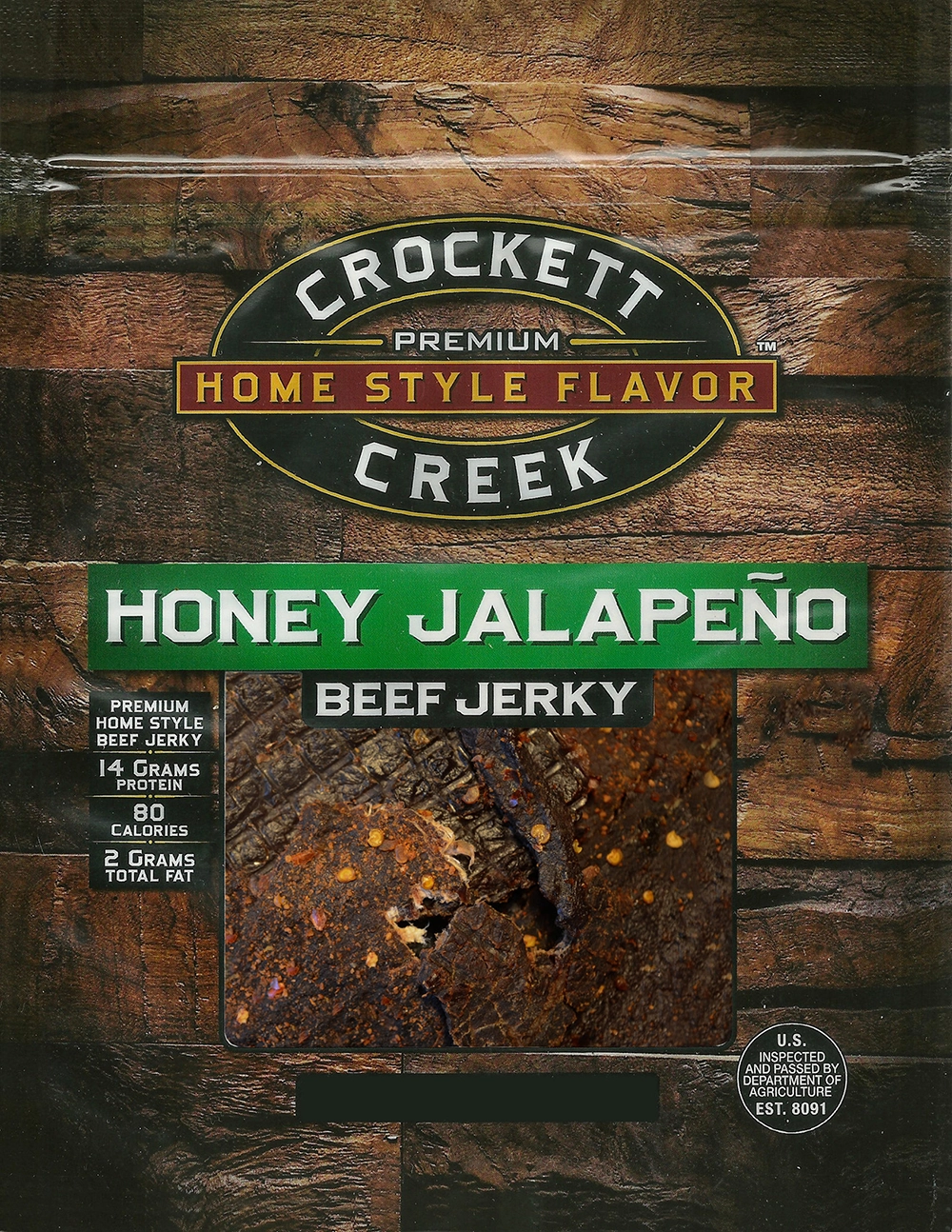Crockett Creek Honey Jalepeno Beef Jerky