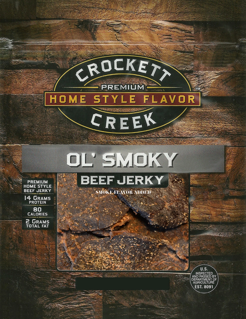 Crockett Creek Ol Smoky Beef Jerky