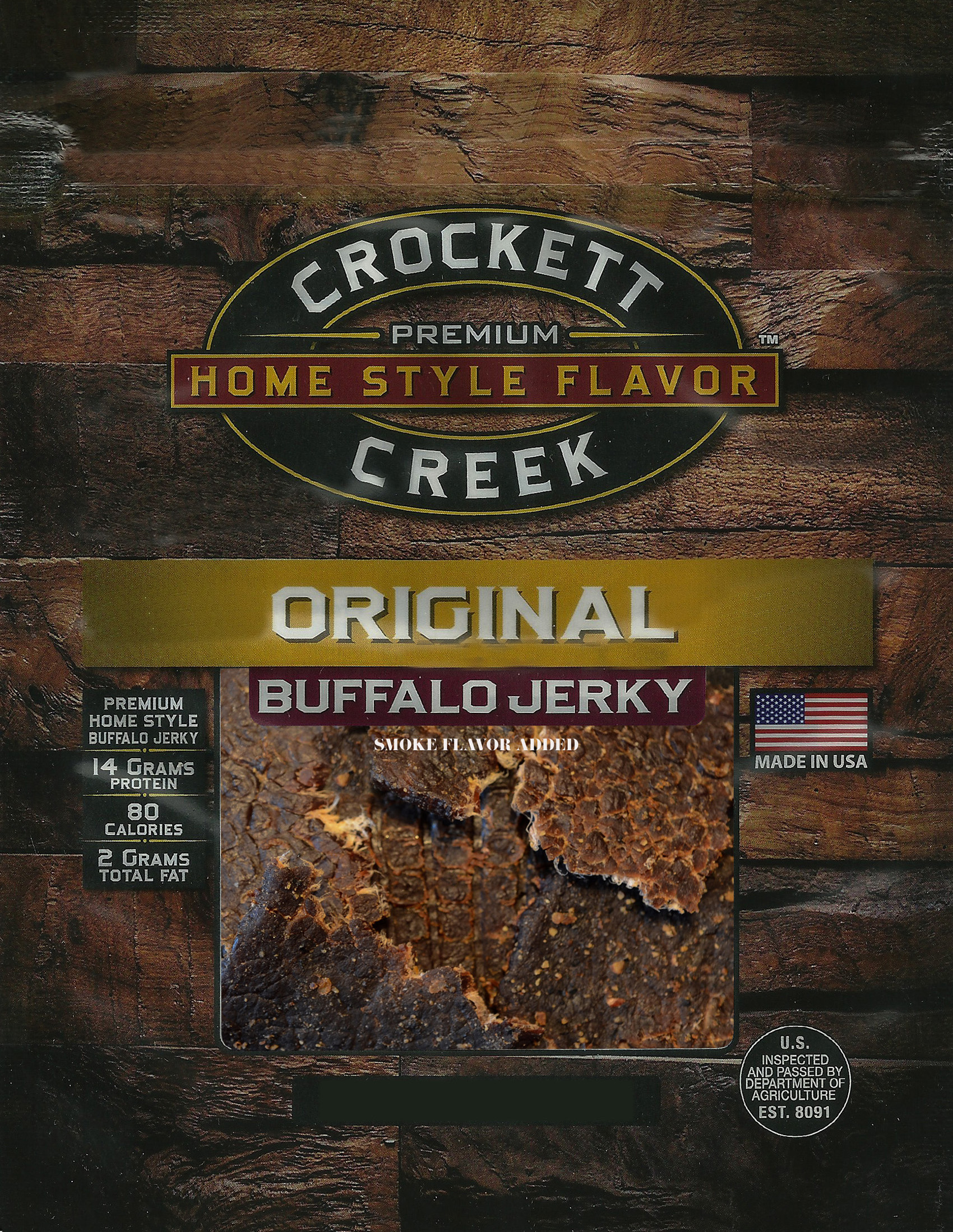 Crockett Creek Original Buffalo Jerky