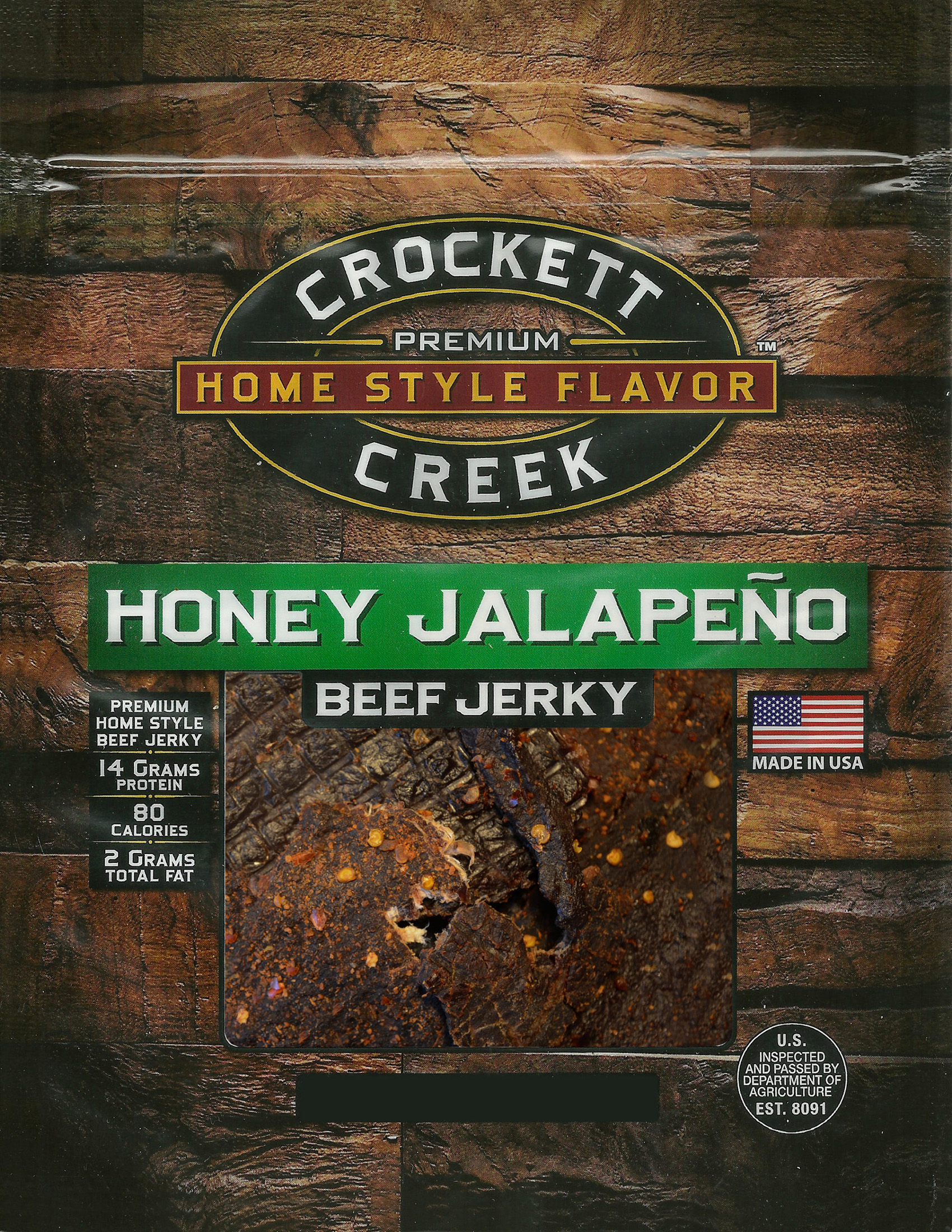 Crockett Creek Honey Jalapeno Beef Jerky