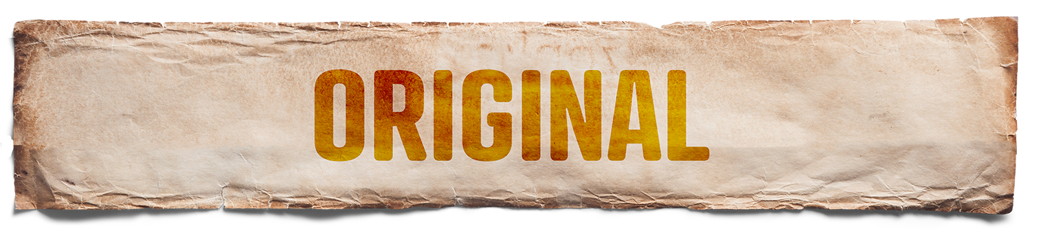 paper background with the word "original" on it