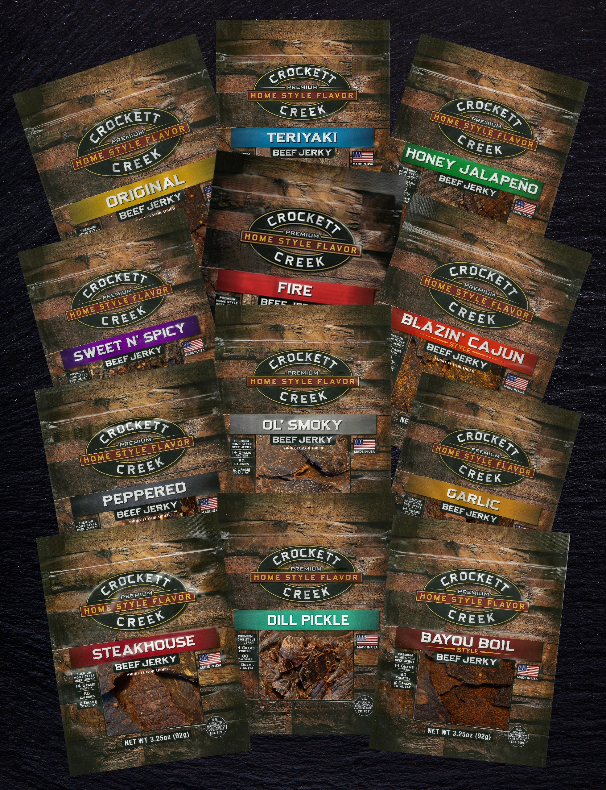 handcrafted beef jerky variety box